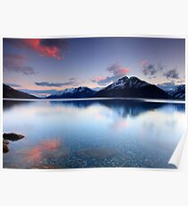 Lake Wakatipu Sunset Poster