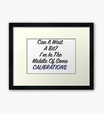 Calibrations (Garrus Mass Effect) Framed Print