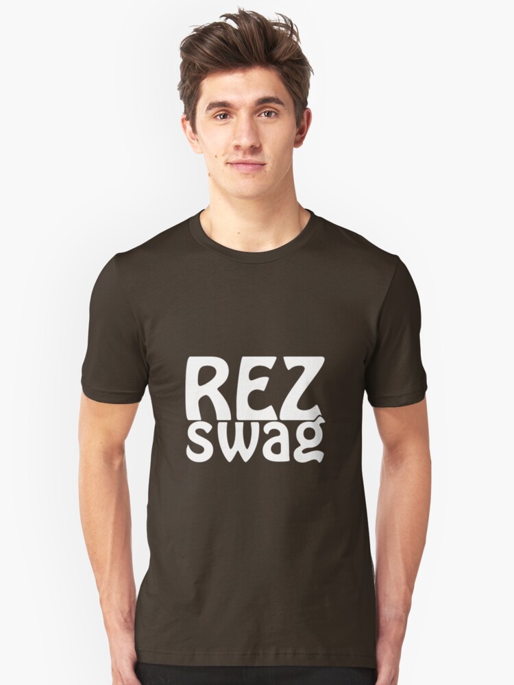 "Rez Swag White" Unisex TShirt by rbeks Redbubble