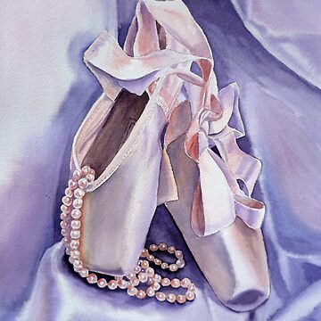 Lámina artística for Sale con la obra «Zapatillas de ballet de