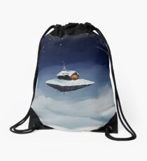 Isolated Drawstring Bag