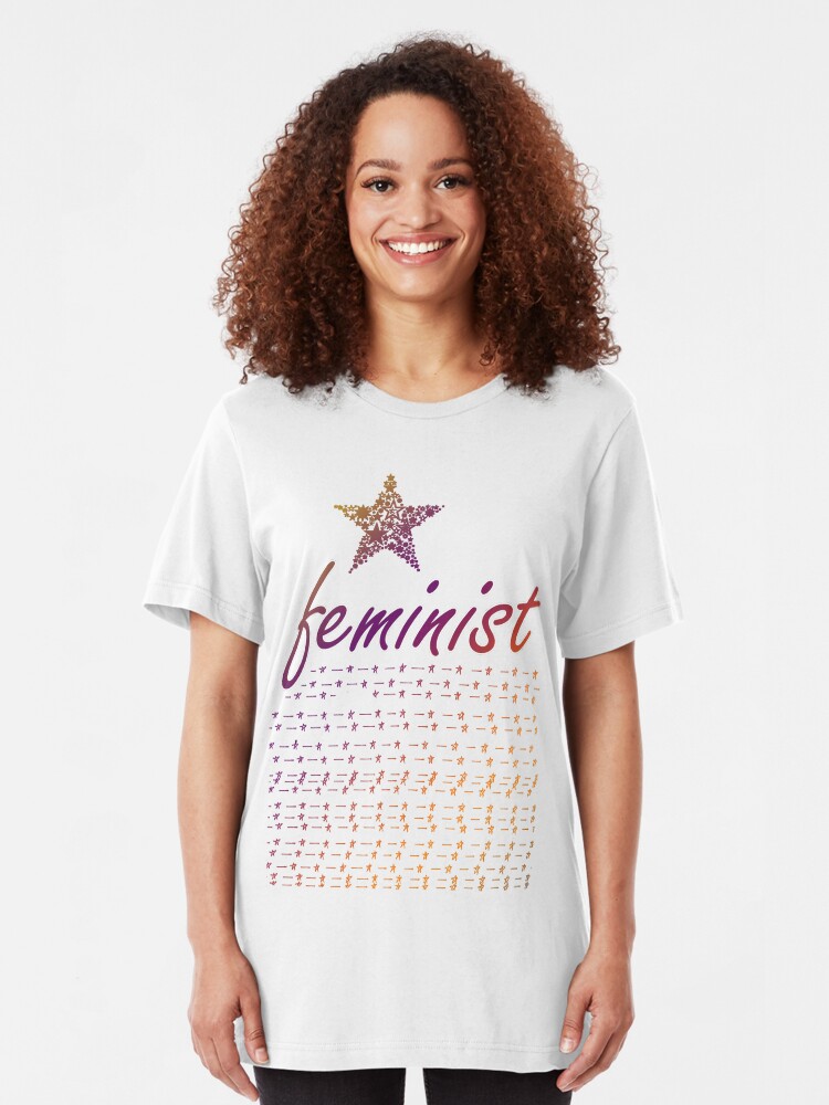 Alternate view of Feminist Star Slim Fit T-Shirt