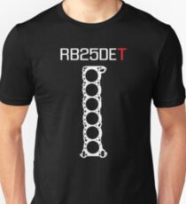 RB25DET Engine Head Gasket design for a dark shirt Unisex T-Shirt