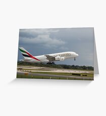 Emirates A380 Carte de vœux