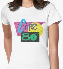 Back To The Cafe 80's Women's Fitted T-Shirt