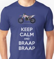 Keep Calm and Braap Braap (WheeledWorld.com) Slim Fit T-Shirt
