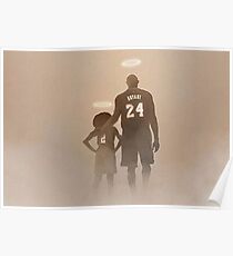 Kobe & Gianna Bryant RIP photo homage 2020 Poster
