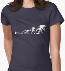 Alien Evolution Women's Fitted T-Shirt