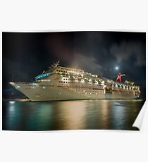 Carnival "Fascination" in Nassau Bahamas Poster