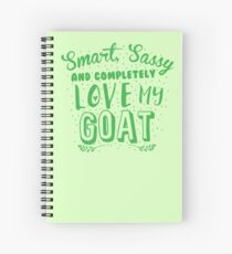 Smart, Sassy und völlig lieben meine GOAT Spiralblock