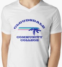 Cloudsdale Community College Men's V-Neck T-Shirt