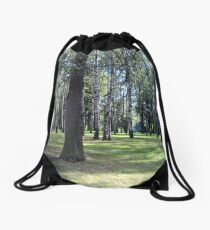 Summer forest Drawstring Bag