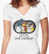 Such Legendary Women's Fitted V-Neck T-Shirt