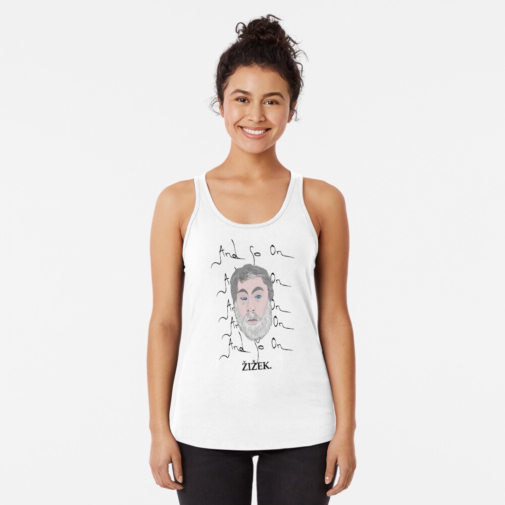 Zizek and so on Racerback Tank Top