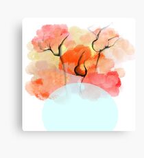 Abstract Flower Design Canvas Print