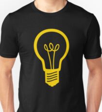 Achtung Glühbirne Unisex T-Shirt