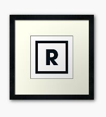 Alphabet "R" Framed Print