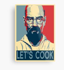 Walter White / Heisenberg - Let's Cook Metal Print