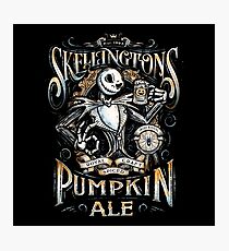 Skellingtons Pumpkin Royal Craft Ale Photographic Print