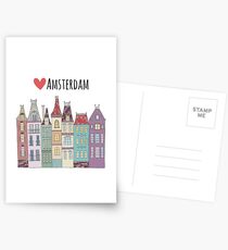 Postales Casas europeas en Amsterdam