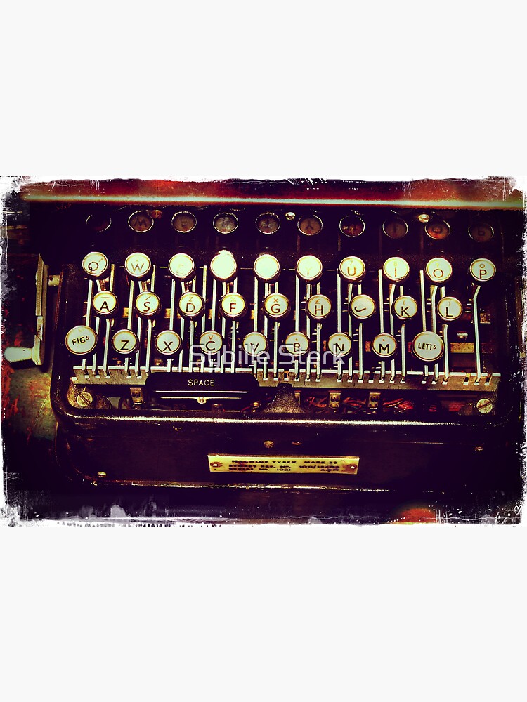 Enigma - Typewriter II by MagpieMagic