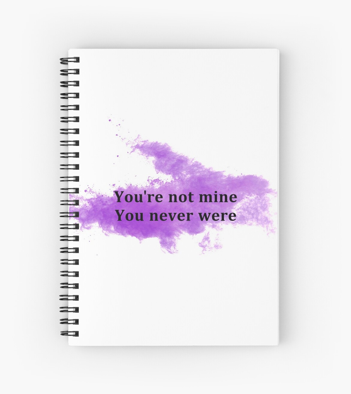 Almost In Love Lyrics Olivia O Brien Spiral Notebook By