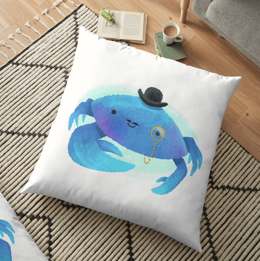 Gentleman Crab Floor Pillow