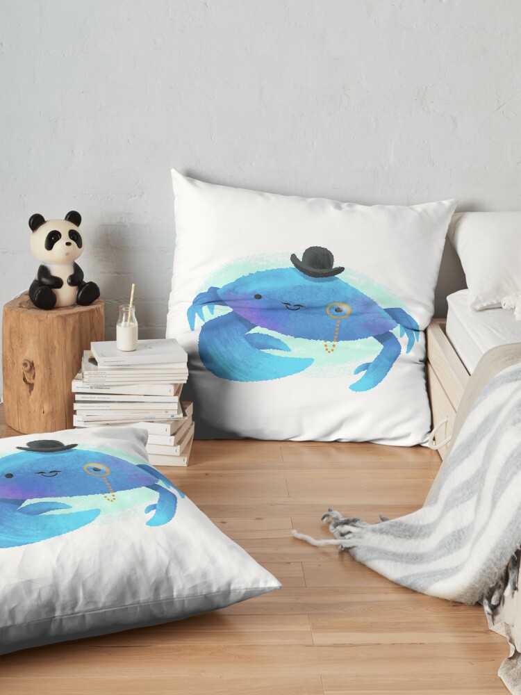 Alternate view of Gentleman Crab Floor Pillow