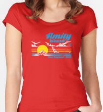 Amity Island Women's Fitted Scoop T-Shirt