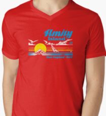 Amity Island Men's V-Neck T-Shirt