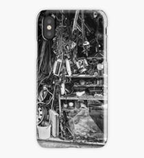 cluttered garage iPhone Case