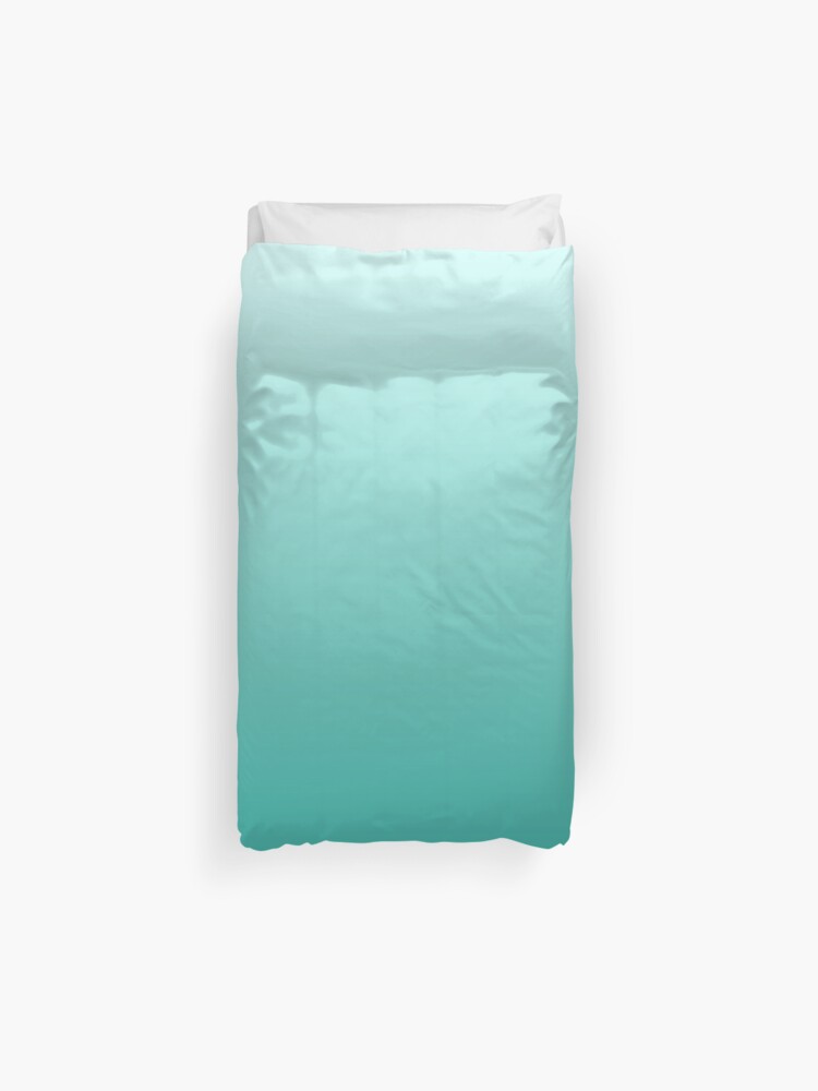 Teal Ombre Duvet Cover By Imagenugget Redbubble