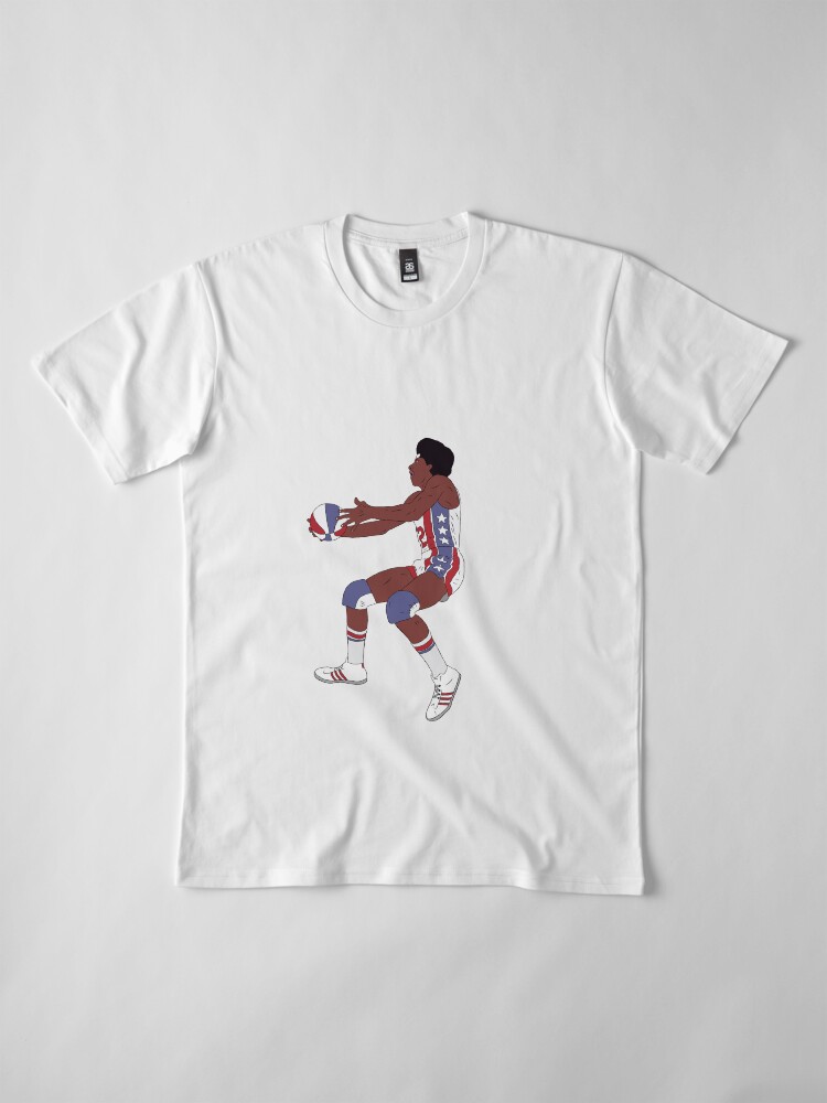 julius erving t shirt
