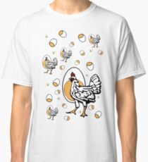 Retro Roseanne Chickens Classic T-Shirt