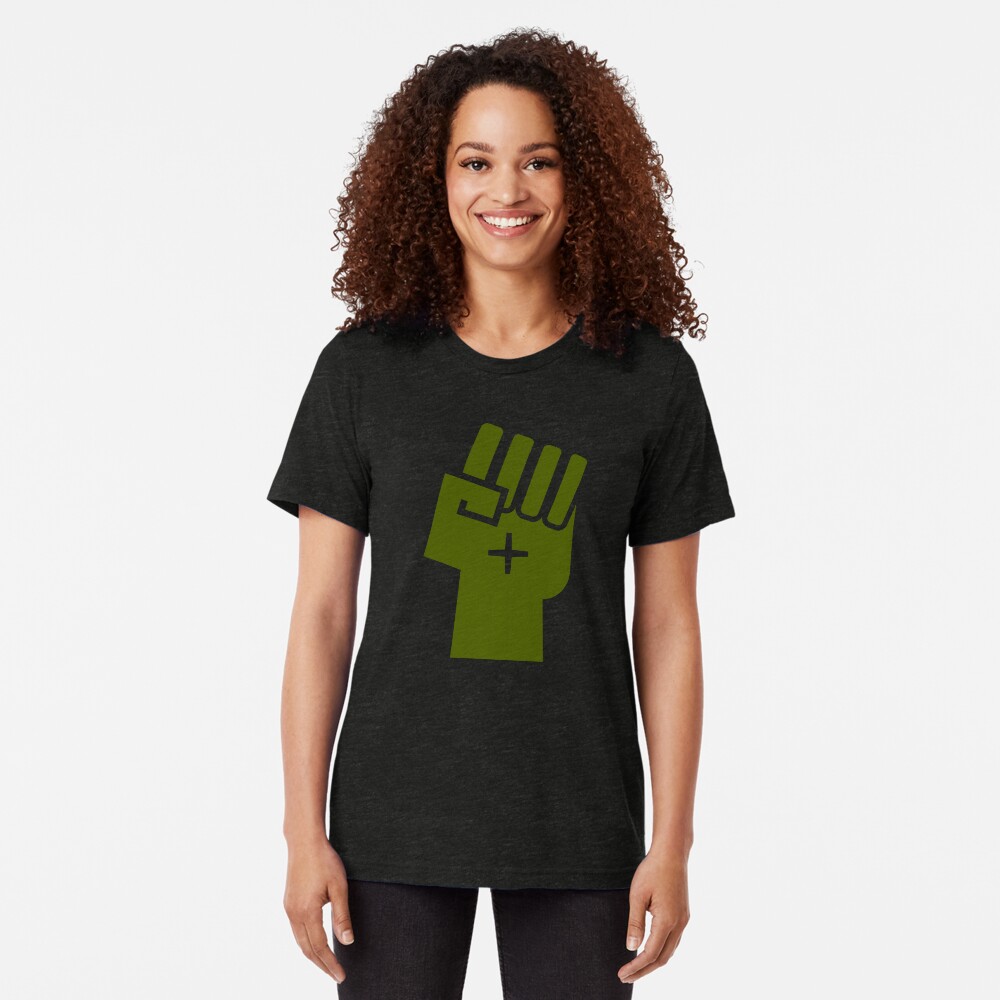 Power Fist Tri-blend T-Shirt