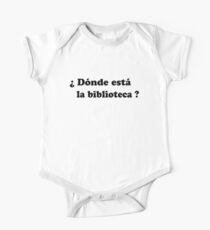 Donde esta la biblioteca? (black) One Piece - Short Sleeve