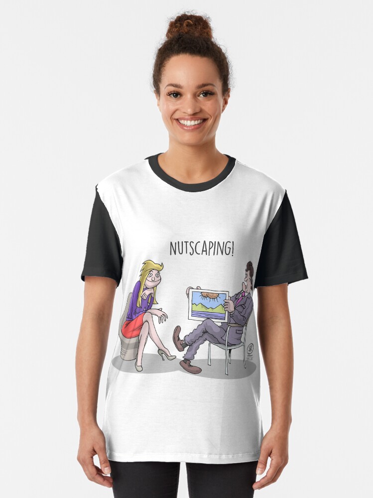 Alternate view of Nutscaping! Graphic T-Shirt