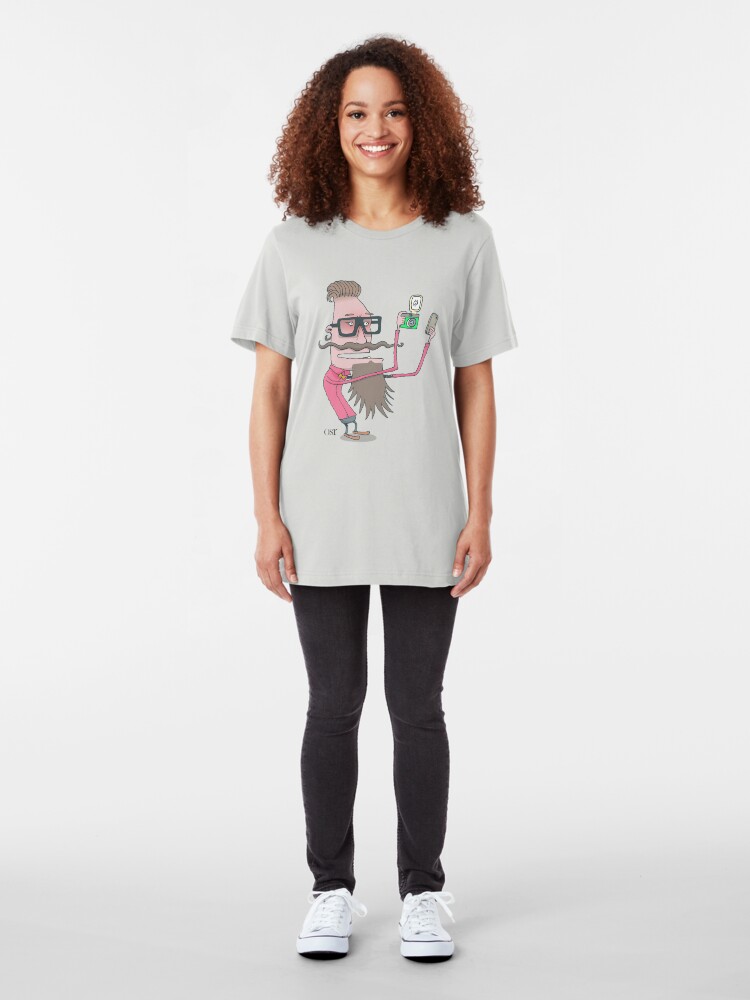Alternate view of Lomo photgrapher Slim Fit T-Shirt