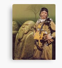 M Blackwell - Still, he was happy... Canvas Print