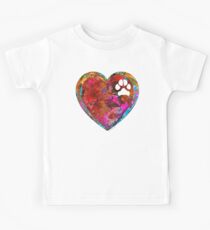 Camiseta para niños Arte del perro - Puppy Love 2 - Sharon Cummings