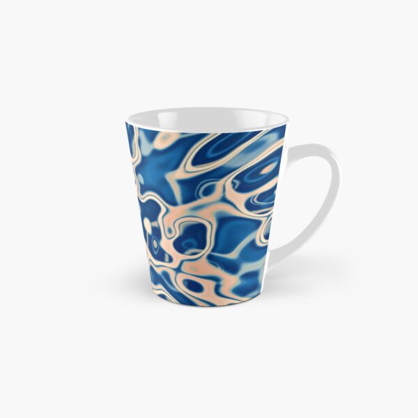 Abstraction of DarkSlateBlue Bisque Tall Mug