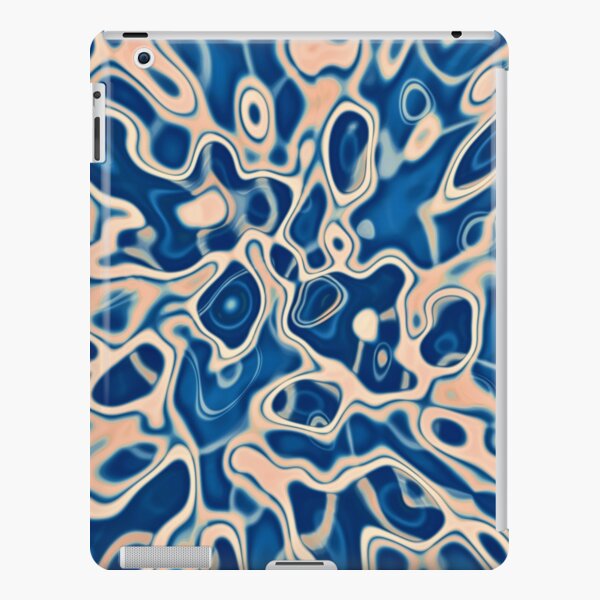Abstraction of DarkSlateBlue Bisque iPad Snap Case