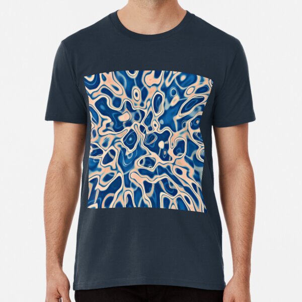 Abstraction of DarkSlateBlue Bisque Premium T-Shirt