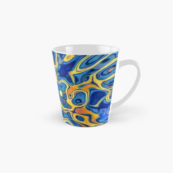 Abstraction of SteelBlue Golden Grass Tall Mug