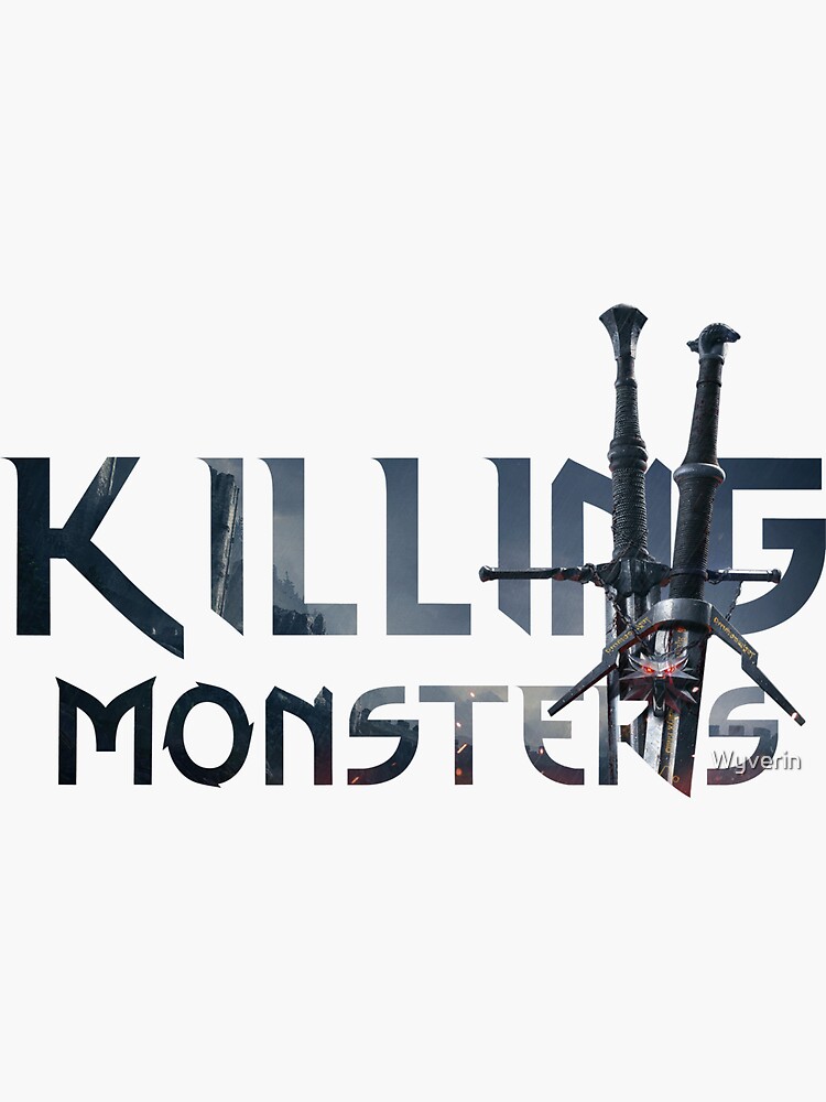 Killing Monsters Swords Text by Wyverin