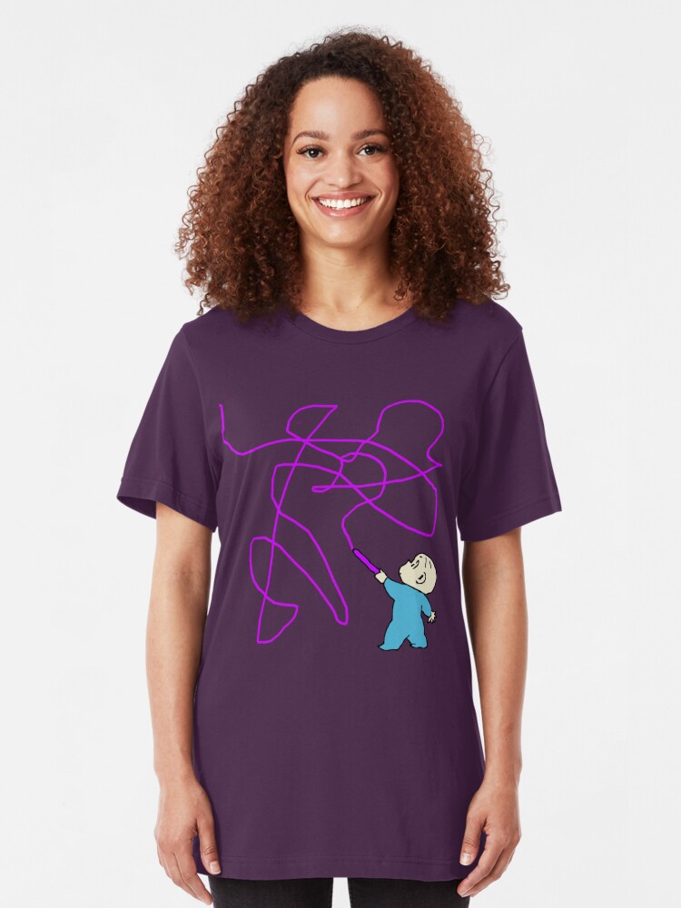 purple crayon t shirt