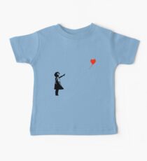 Banksy - Little girl with red balloon Baby Tee