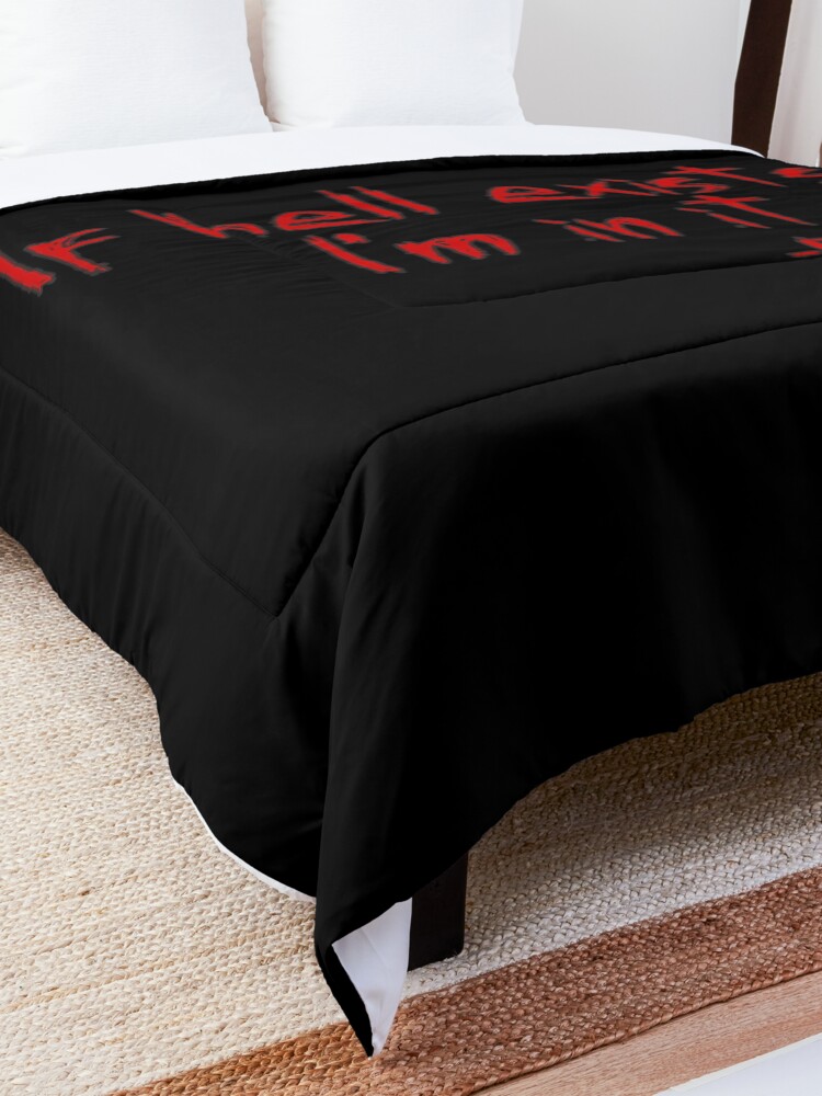 Alternate view of Dexter If Hell Exists Comforter