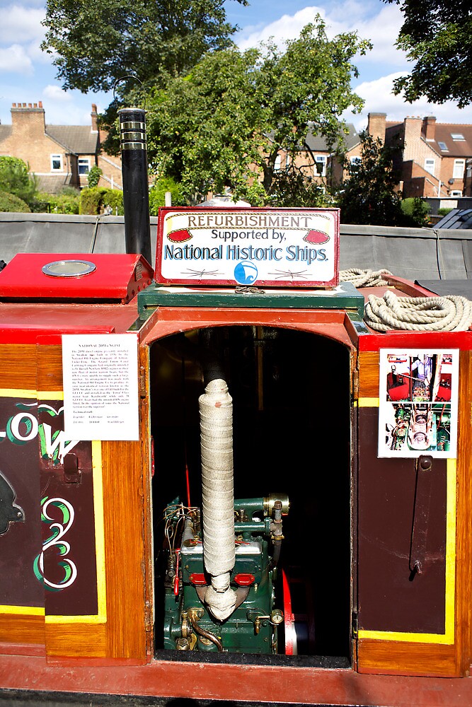 "2DM diesel engine, installed in traditional working narrowboat