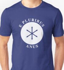 E PLURIBUS ANUS - Greendale Flag Unisex T-Shirt